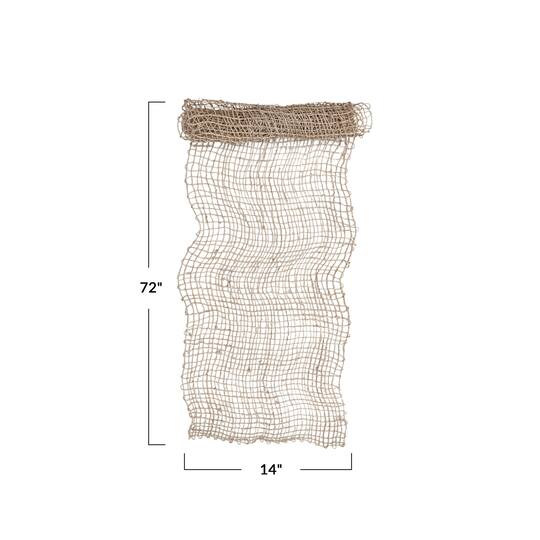 Hello Honey® 72" Natural Weave Banana Leaf Table Runner